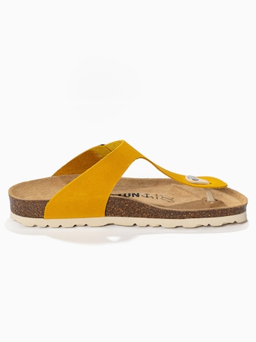 Mule 'MERCURE' Bayton en jaune