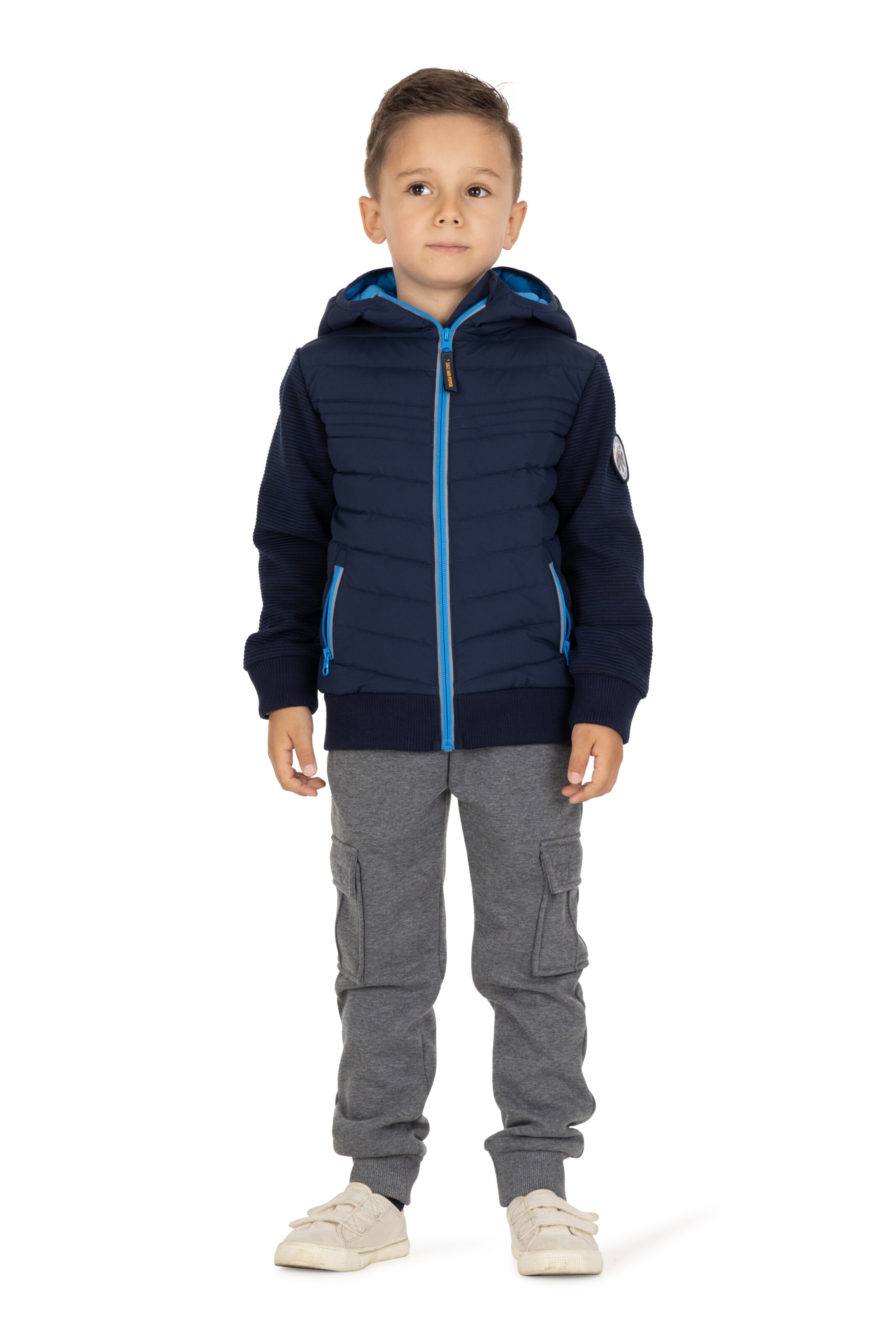 SALT AND PEPPER Jacke in Blau: Vorderseite