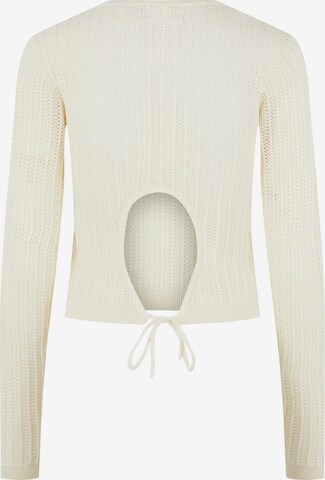 Pull-over 'Venice' PIECES en blanc