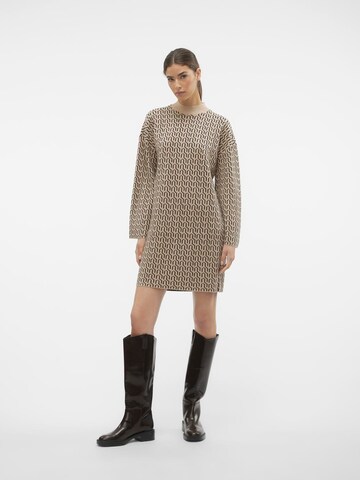 VERO MODA Трикотажное платье 'VMGOLDNEEDLE' в Бежевый