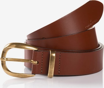 TOM TAILOR Belt 'Brook' in Brown: front