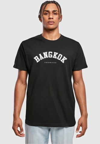 T-Shirt 'Bankok Coordinates' Mister Tee en noir : devant
