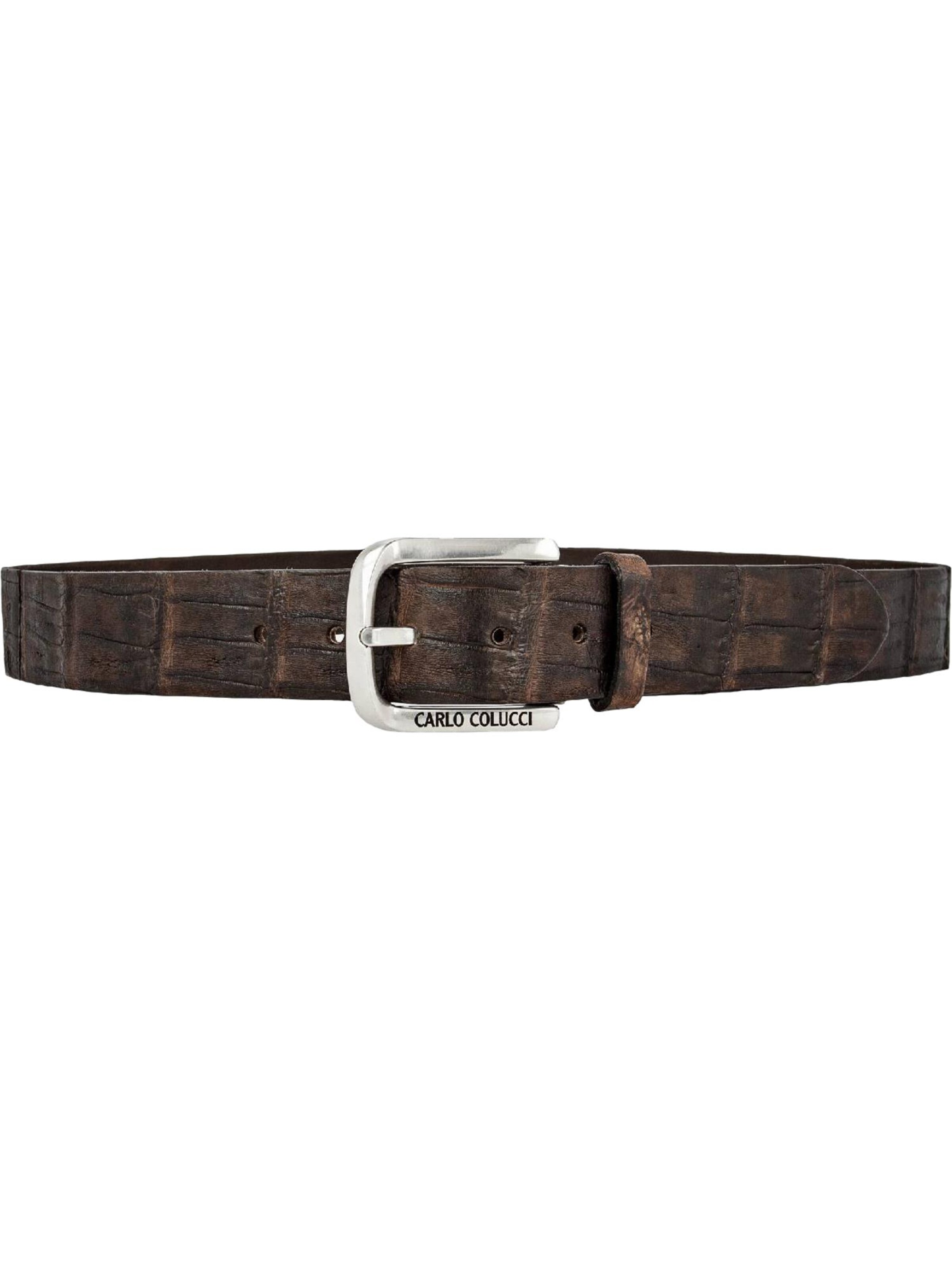 Carlo Colucci Belt ' Ciaghi ' in Brown: front