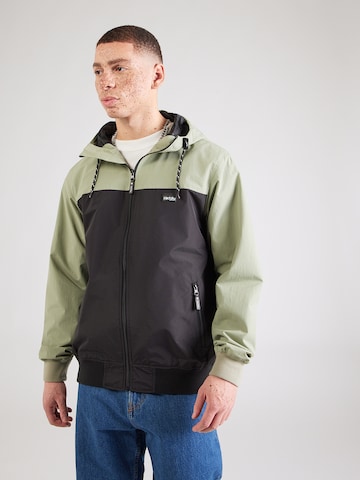 Iriedaily - Chaqueta de entretiempo 'Auf Deck' en verde: frente