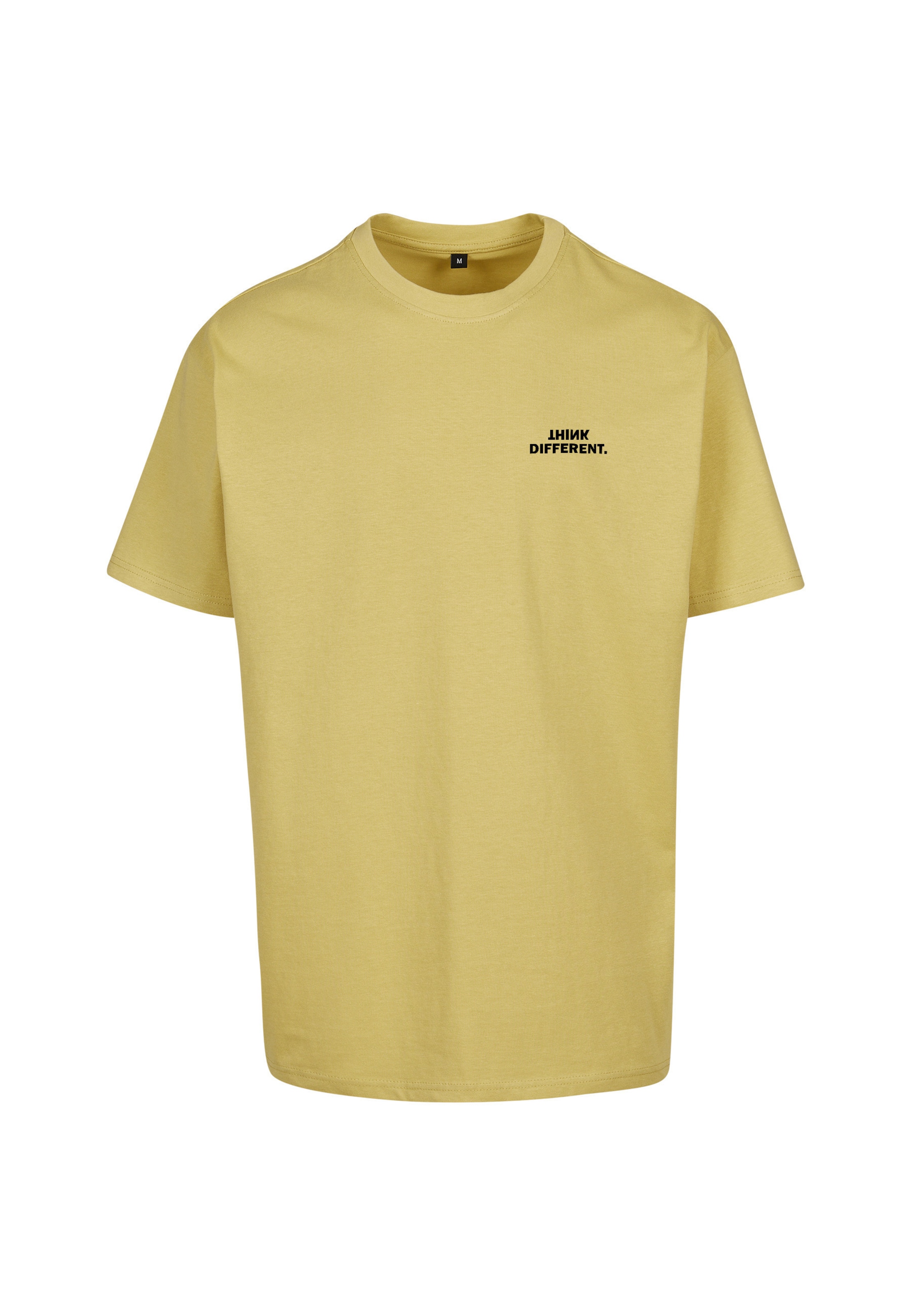 Urban Classics - Camisa 'Think' em verde: frente