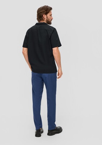 s.Oliver BLACK LABEL Regular Fit Hemd in Schwarz: Rückseite