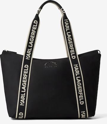 Karl Lagerfeld Shopper 'Rue St-Guillaume Metal' in Black: front