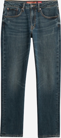 Jean Superdry en bleu : devant