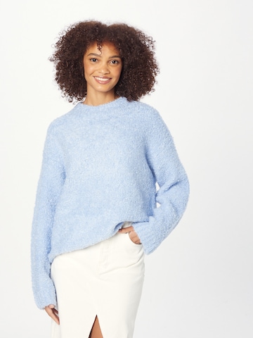 Gina Tricot Пуловер 'Blenda' в синьо: отпред