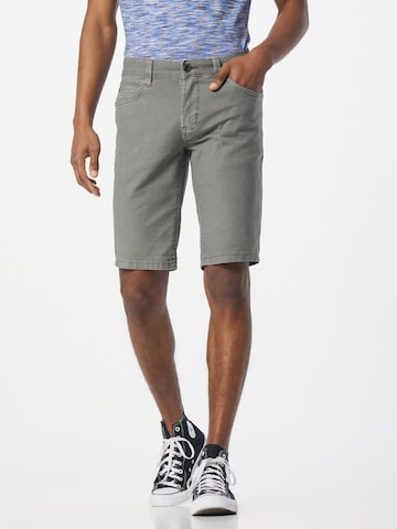 INDICODE JEANS Slimfit Shorts 'Ayman' in Grau: predná strana