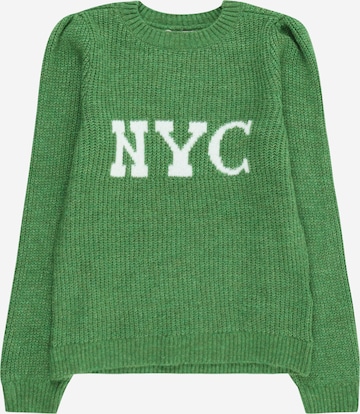 Pullover 'MANHATTAN' di KIDS ONLY in verde: frontale