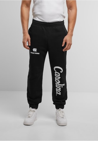 MT Upscale Tapered Broek in Zwart: voorkant