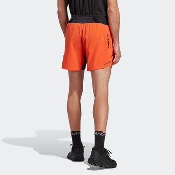 ADIDAS TERREX Regular Workout Pants in Orange