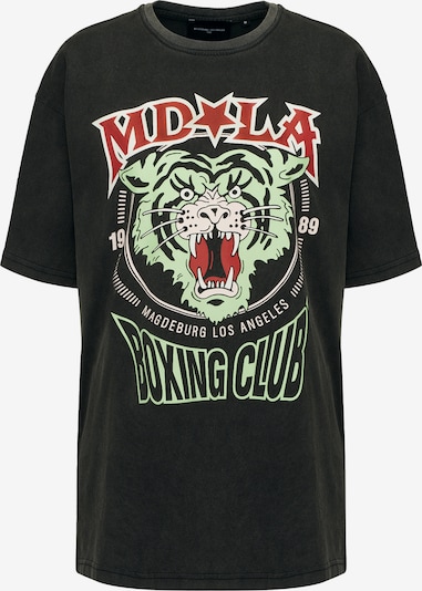 Magdeburg Los Angeles Camisa 'BOXING CLUB' em mistura de cores / preto, Vista do produto