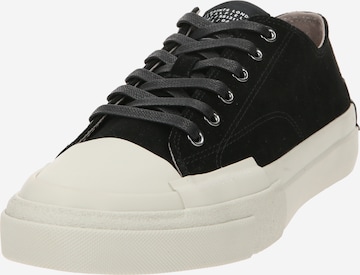 AllSaints - Zapatillas deportivas bajas en negro: frente