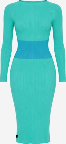 Süel knitwear - Vestido de punto en azul: frente