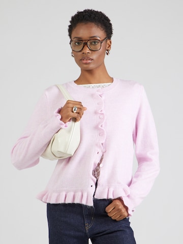JDY Strickjacke 'JDYLETTY' in Pink: Vorderseite