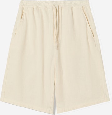 Pantaloni di Bershka in bianco: frontale