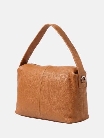 Borsa a mano 'Borsa a Mano Pelle Genuina Virginia Rhinè 26x17 cm' di Virginia Rhinè in marrone
