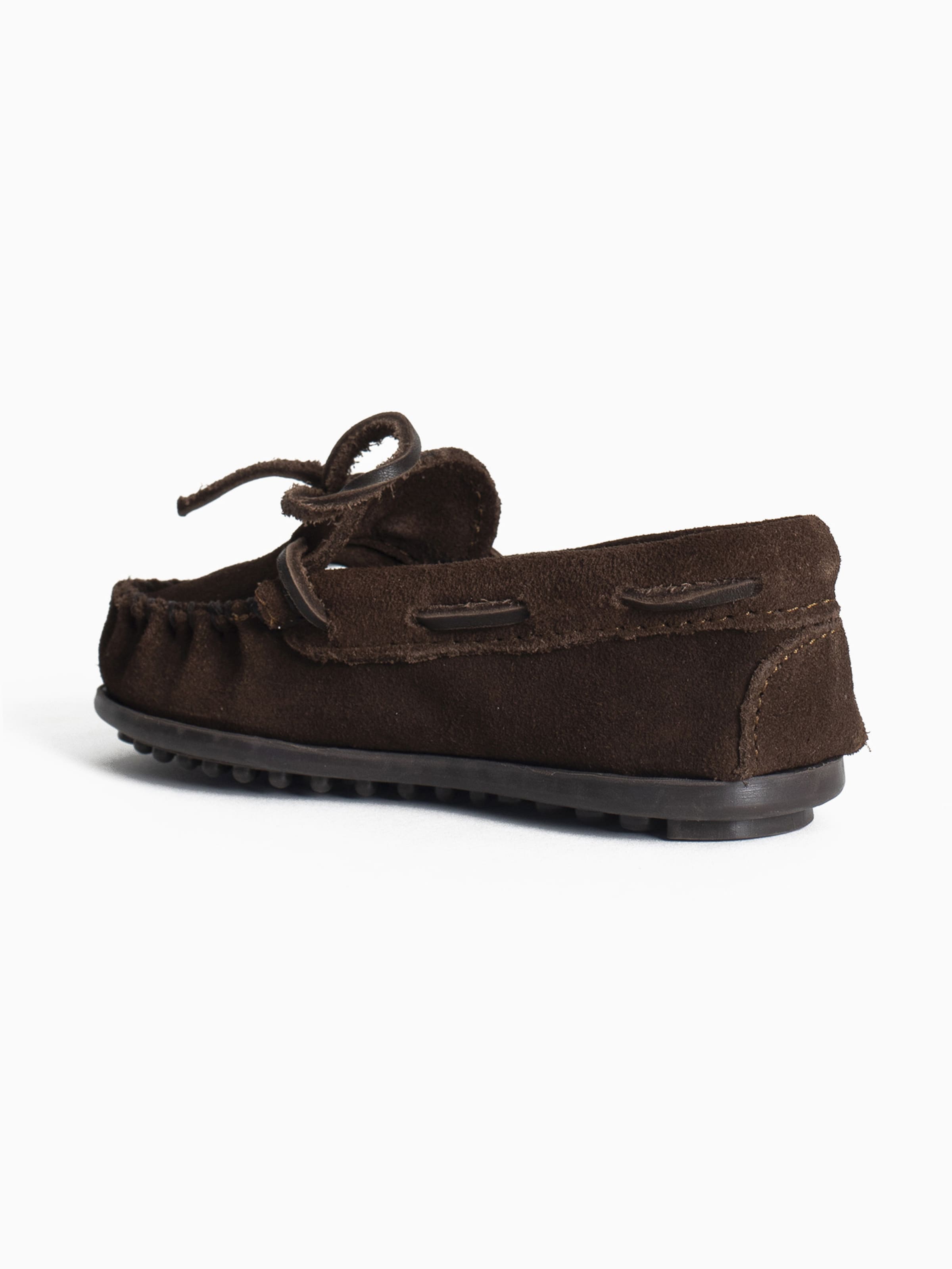 Minnetonka - Zapatos bajos 'Boy's Moc' en marrón