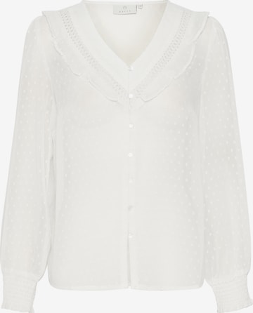 Camicia da donna 'Sigala' di Kaffe in bianco: frontale