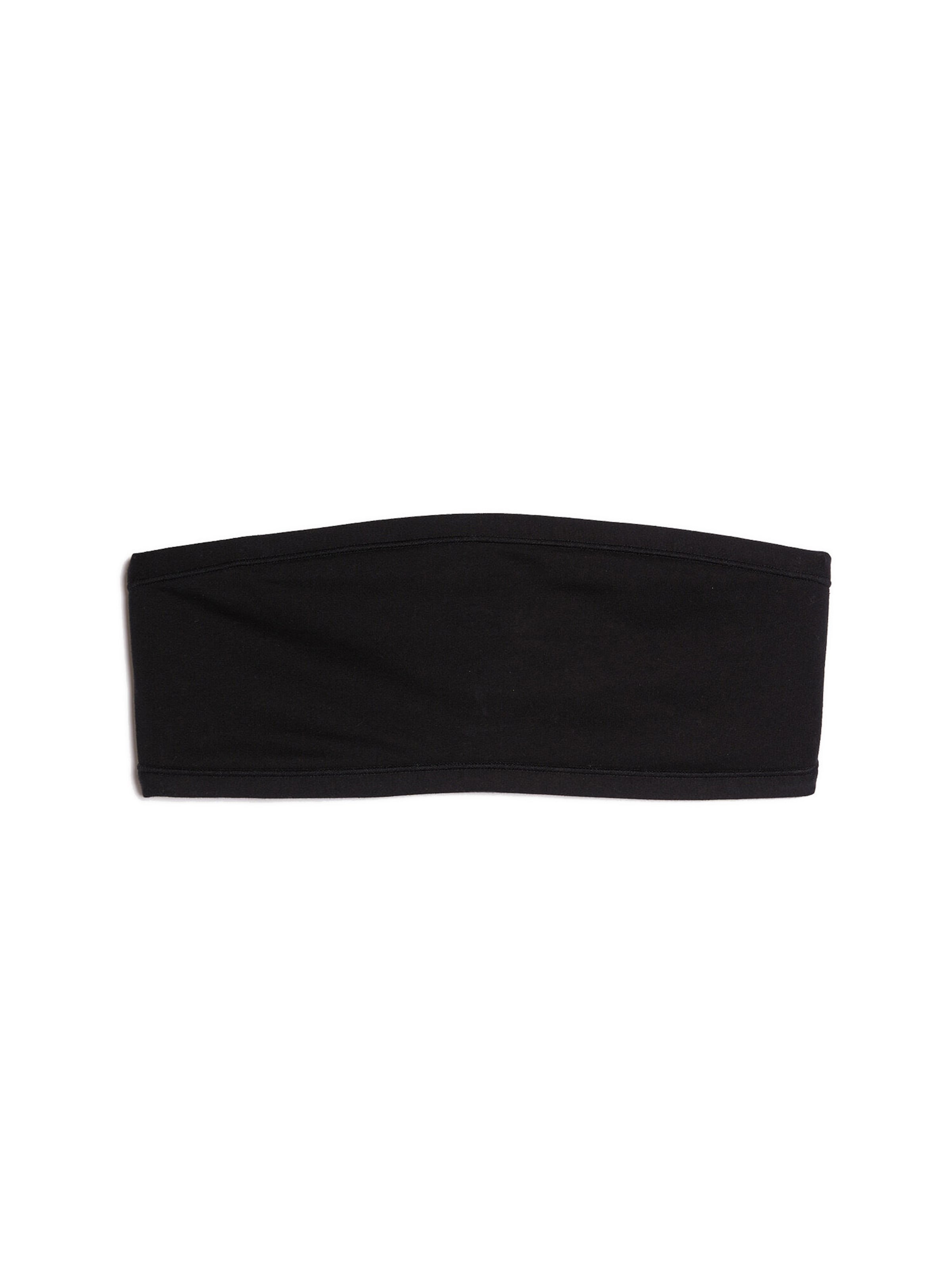 ETAM Bandeau BH 'Coton 360' in Schwarz: Vorderseite