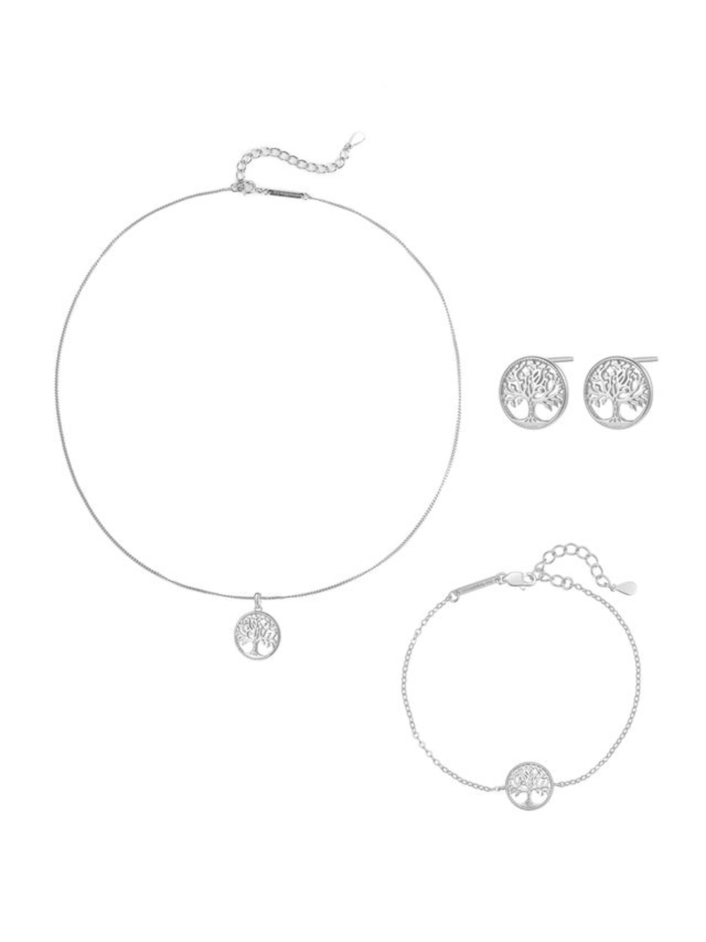 Hey Happiness Jewelry set 'Life Harmony' in One Size in Silver, Item view