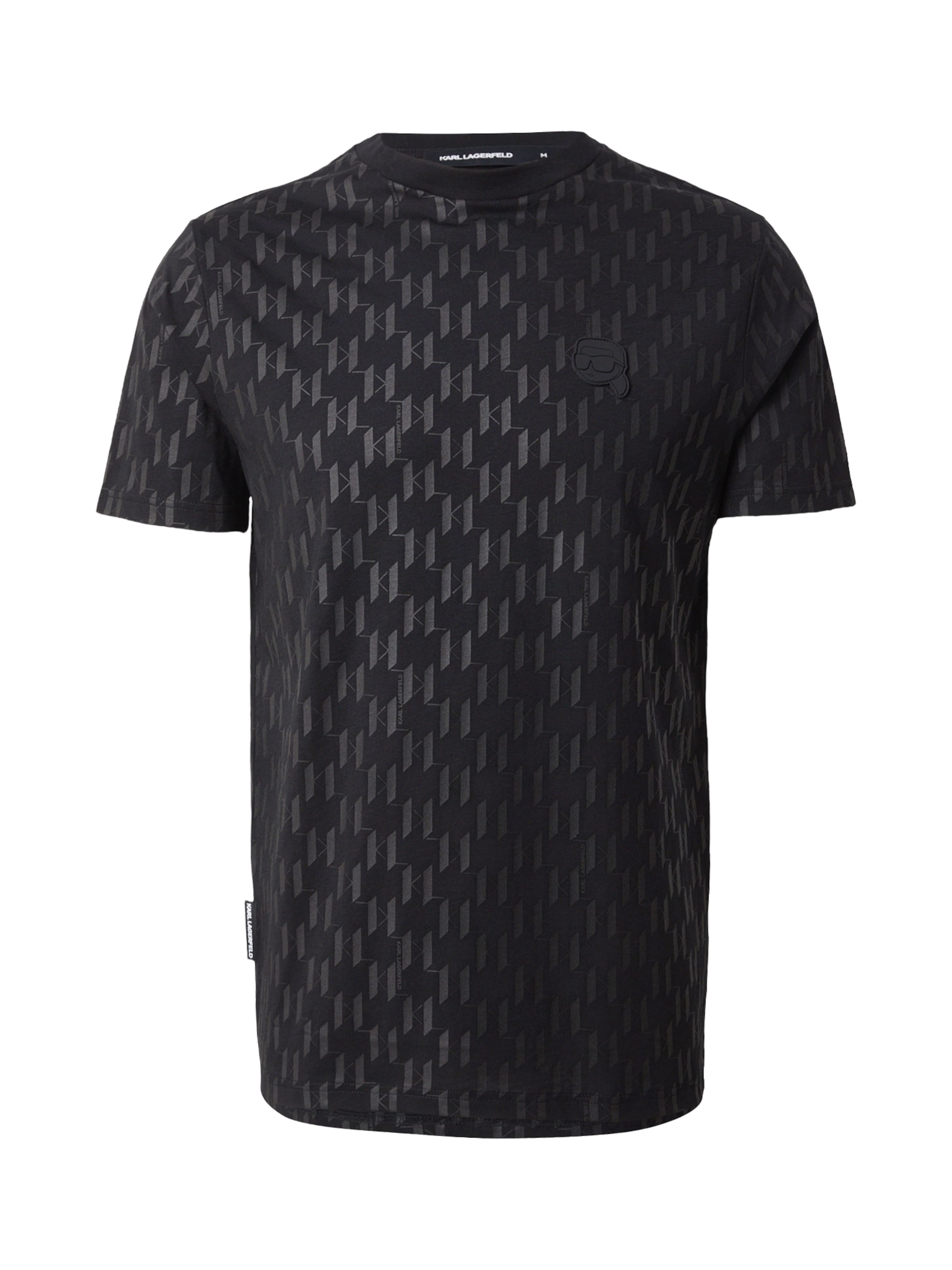 Karl Lagerfeld Shirt in XS in Anthracite / Black, Item view