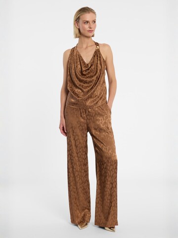 Ana Alcazar Loosefit Hose 'Dohia' in Braun