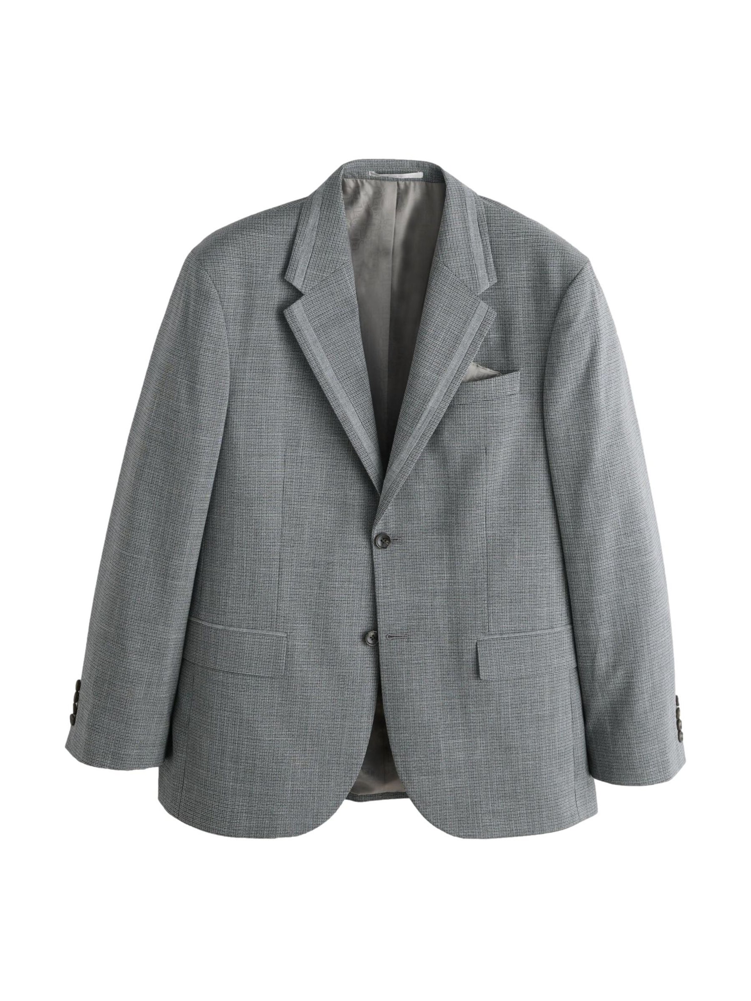 Next Sakko in Grau: Vorderseite