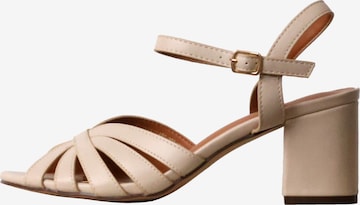 POTI PATI - Sandalias 'Supermodische Sandalen mit Absatz' en blanco: frente