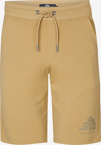 Petrol Industries Broek 'Turtlebay' in Geel: voorkant