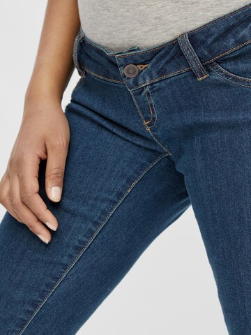 MAMALICIOUS Skinny Jeans 'JULIA' i blå