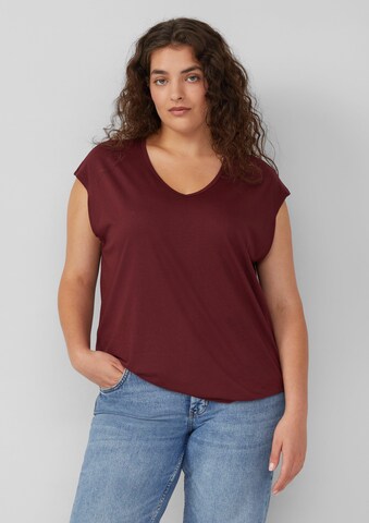 T-shirt s.Oliver en rouge : devant