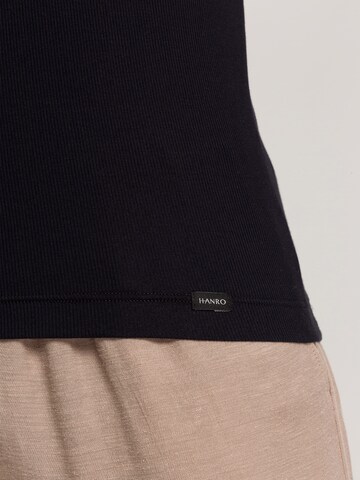 Hanro Tanktop ' Cotton Essentials ' in Schwarz