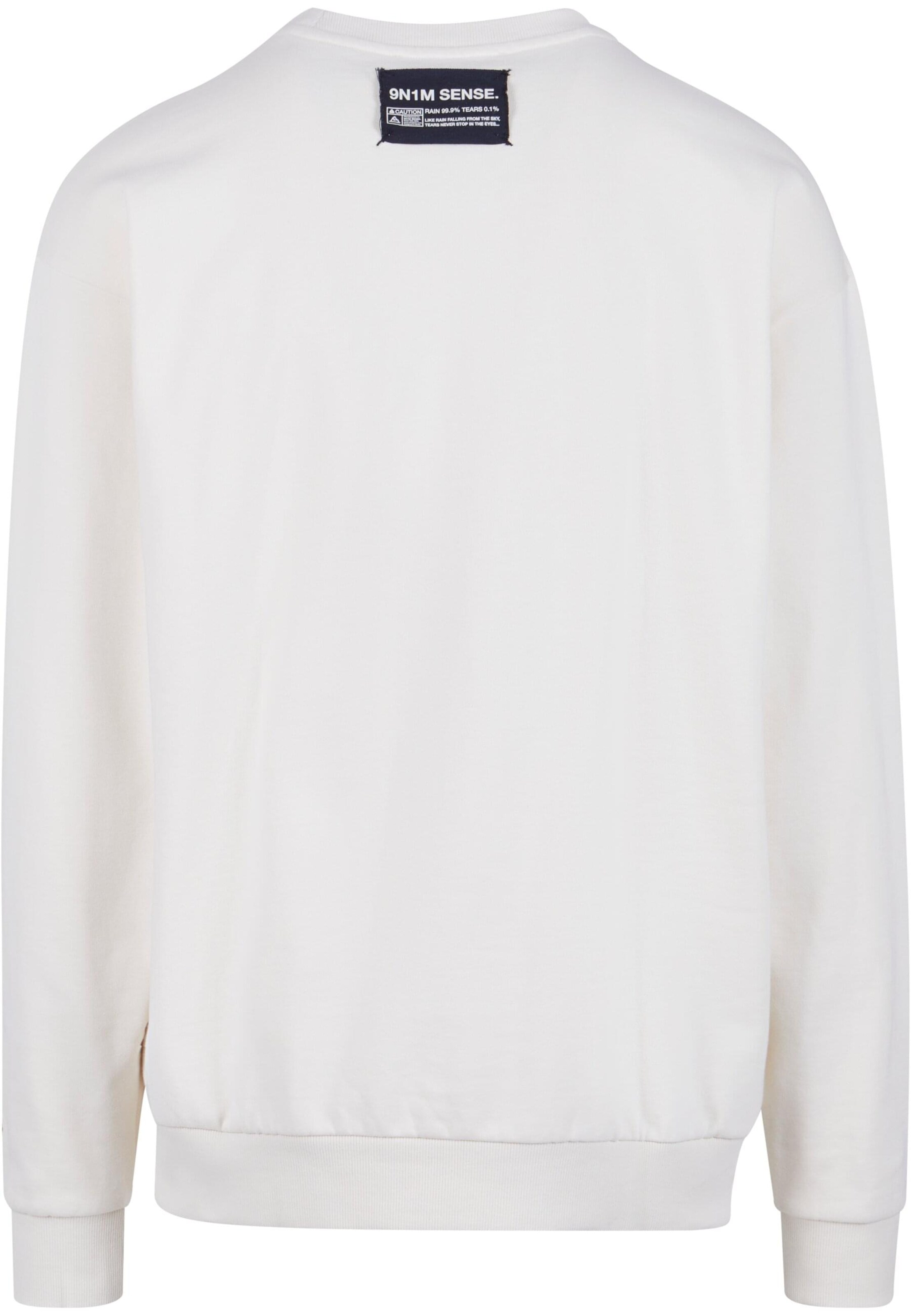 9N1M SENSE Μπλούζα φούτερ 'Essential' σε λευκό