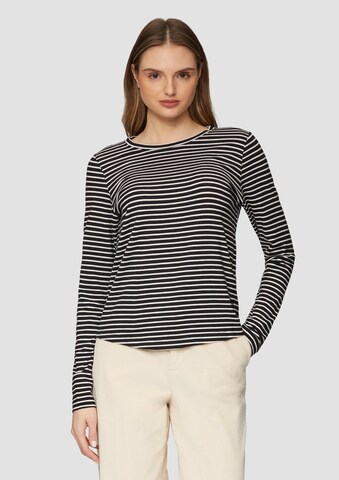 s.Oliver Shirt in Zwart: voorkant