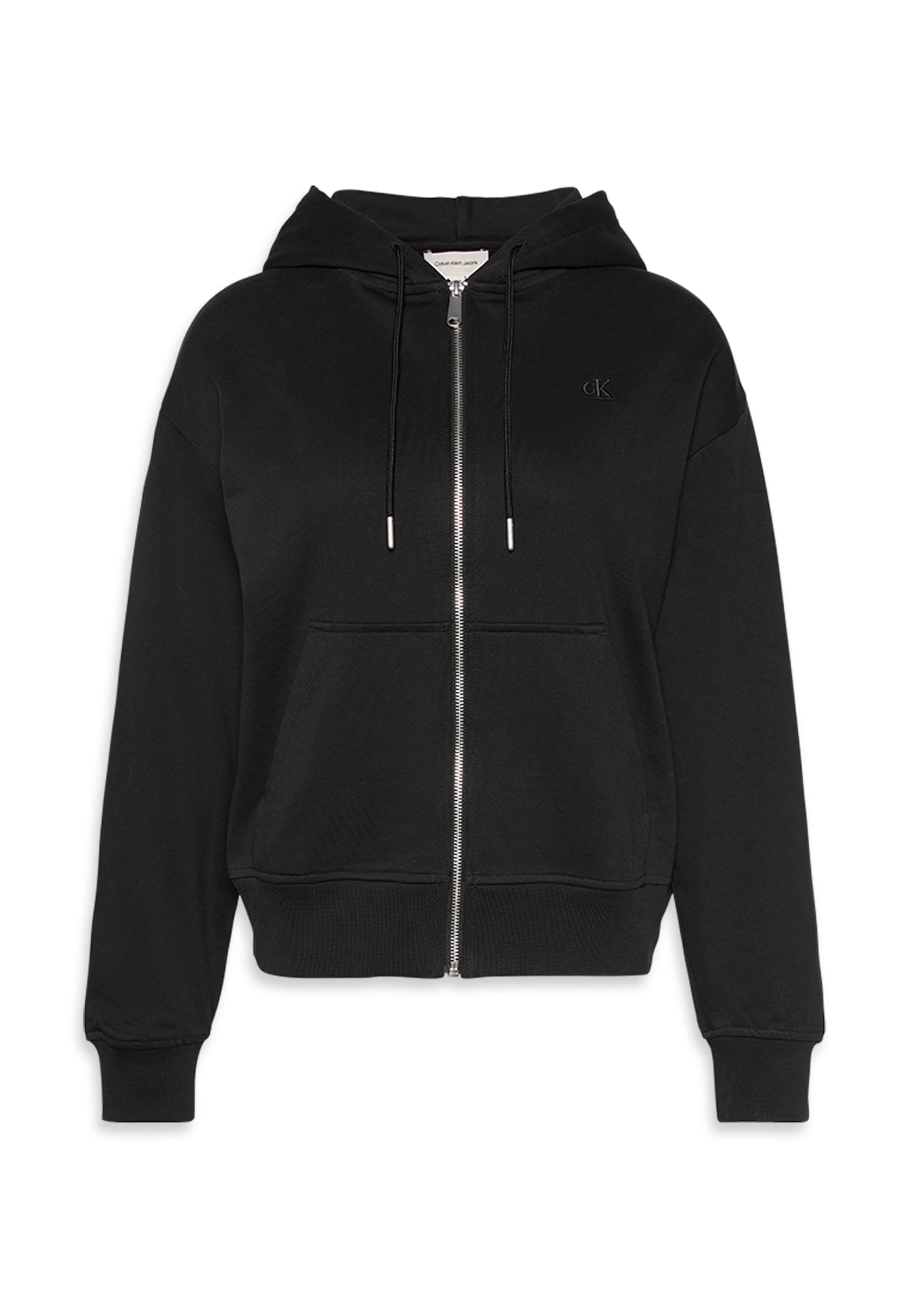 Calvin Klein Jeans Mikina – černá: přední strana