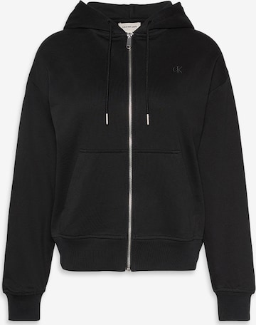 Calvin Klein Jeans Кофта на молнии в Черный: спереди