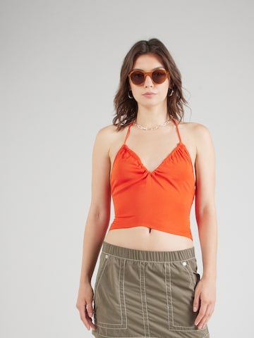 ABOUT YOU Top 'Floria' in Orange: front