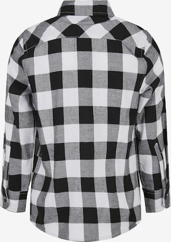 Urban Classics Regular fit Button Up Shirt in Black