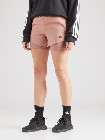 ADIDAS PERFORMANCE tavaline Spordipüksid, värv oranž: eest vaates