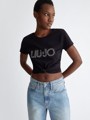 Liu Jo - Camiseta en negro: frente