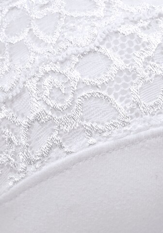 PETITE FLEUR Minimiser Bra in White