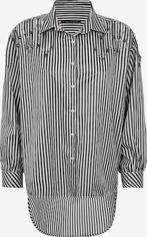 CIPO & BAXX Blouse in Zwart: voorkant