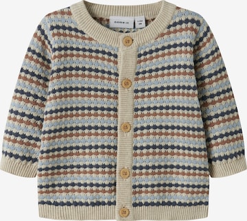 NAME IT Neuletakki 'NBMFLOWS' värissä sininen: etupuoli