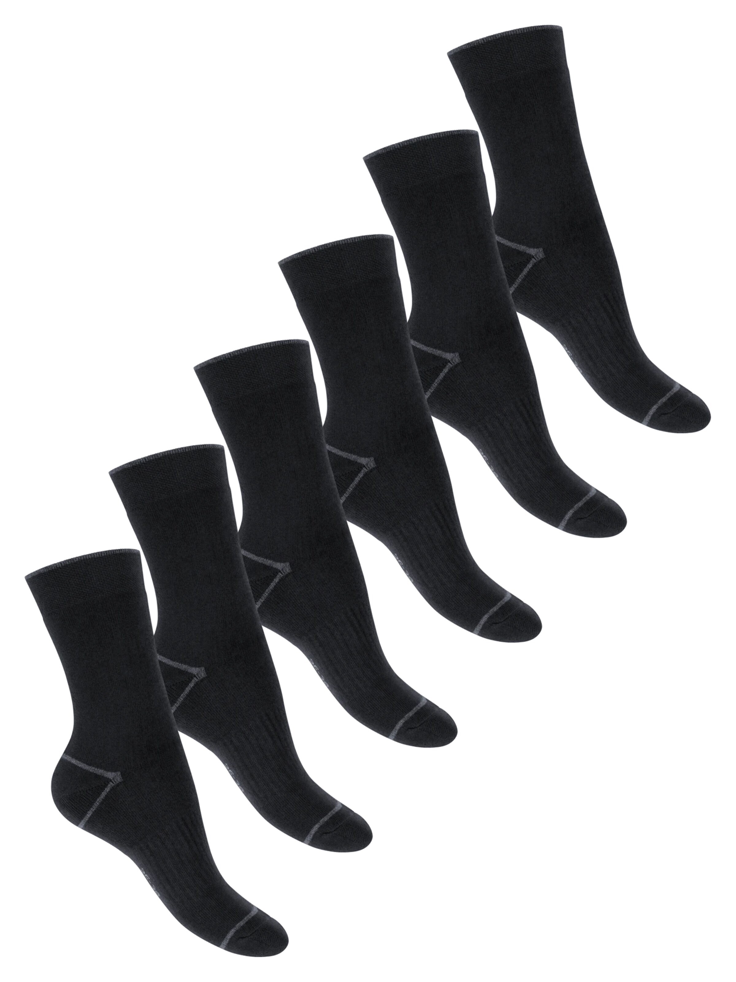 footstar Socks 'EVERYDAY!' in Black: front