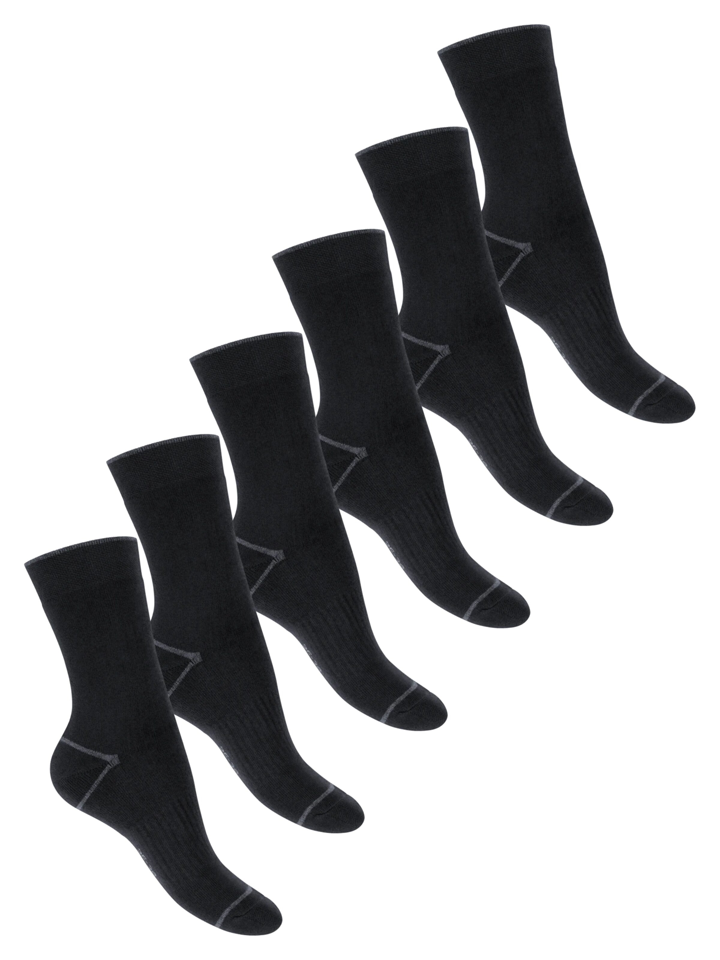 footstar Socks 'EVERYDAY!' in Black: front