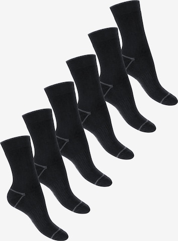 footstar Socks 'EVERYDAY!' in Black: front