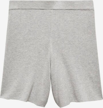MANGO Pajama Pants in Grey: front
